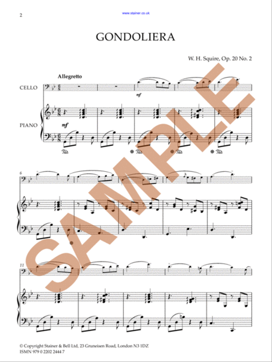 Gondoliera Gondoliera Piano Accompaniment scores gallery preview page 2