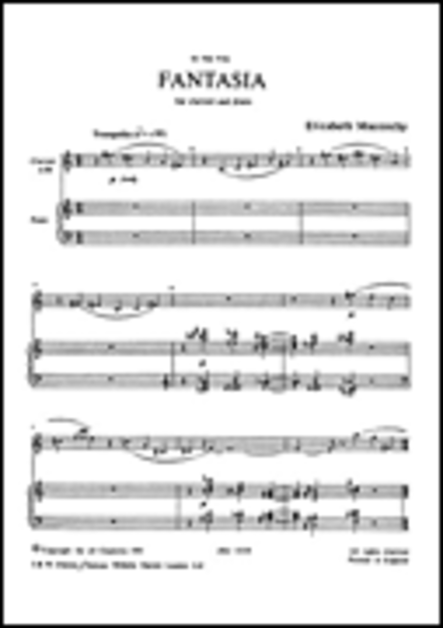 Elizabeth Maconchy: Fantasia For Clarinet And Piano Clarinet Solo scores gallery preview page 1