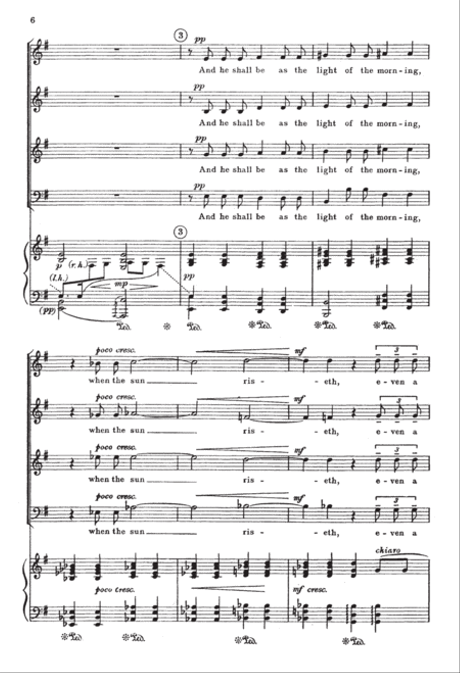 The Last Words of David 4-Part scores gallery preview page 5