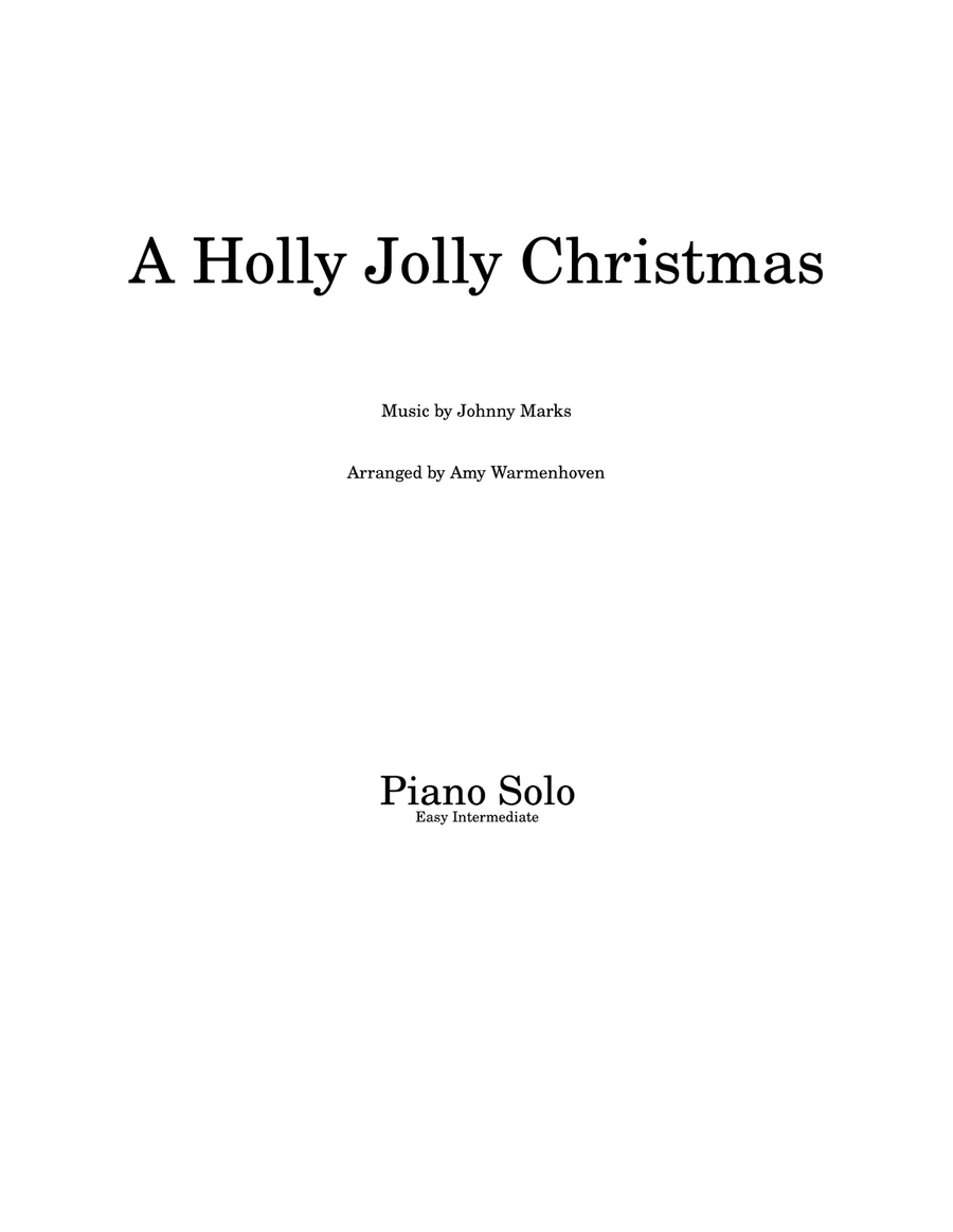 A Holly Jolly Christmas Piano Method scores gallery preview page 1