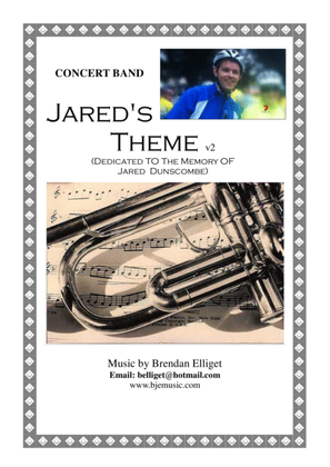 Book cover for Jared's Theme - Concert Band Score and Parts (With optional Strings) Score and Parts PDF