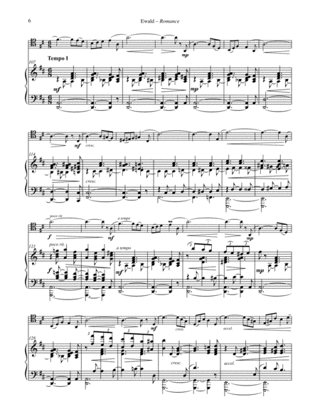 Romance, Op. 2 for Trombone and Piano