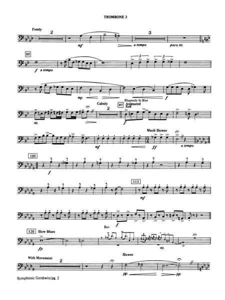 The Symphonic Gershwin: 3rd Trombone