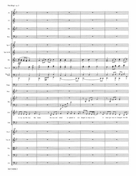The King - Full Score and Parts