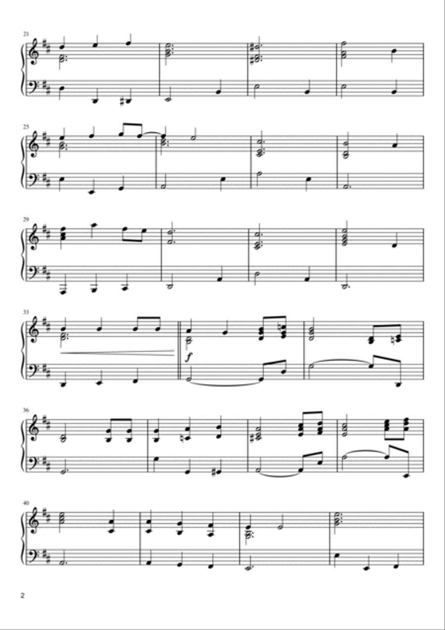 Happy Xmas (war Is Over) Piano Solo scores gallery preview page 2