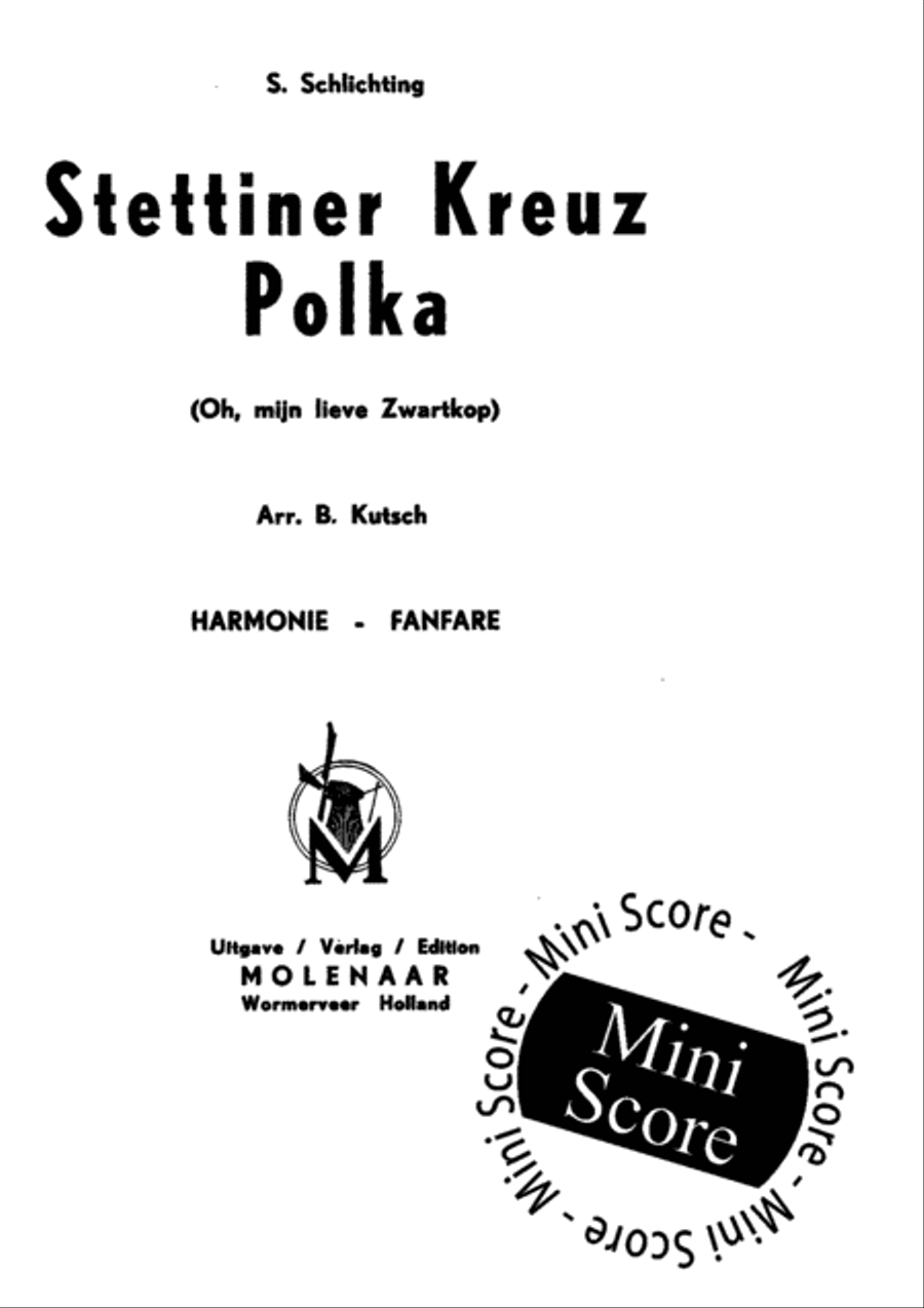 Stettiner Kreuz Polka Concert Band scores gallery preview page 3