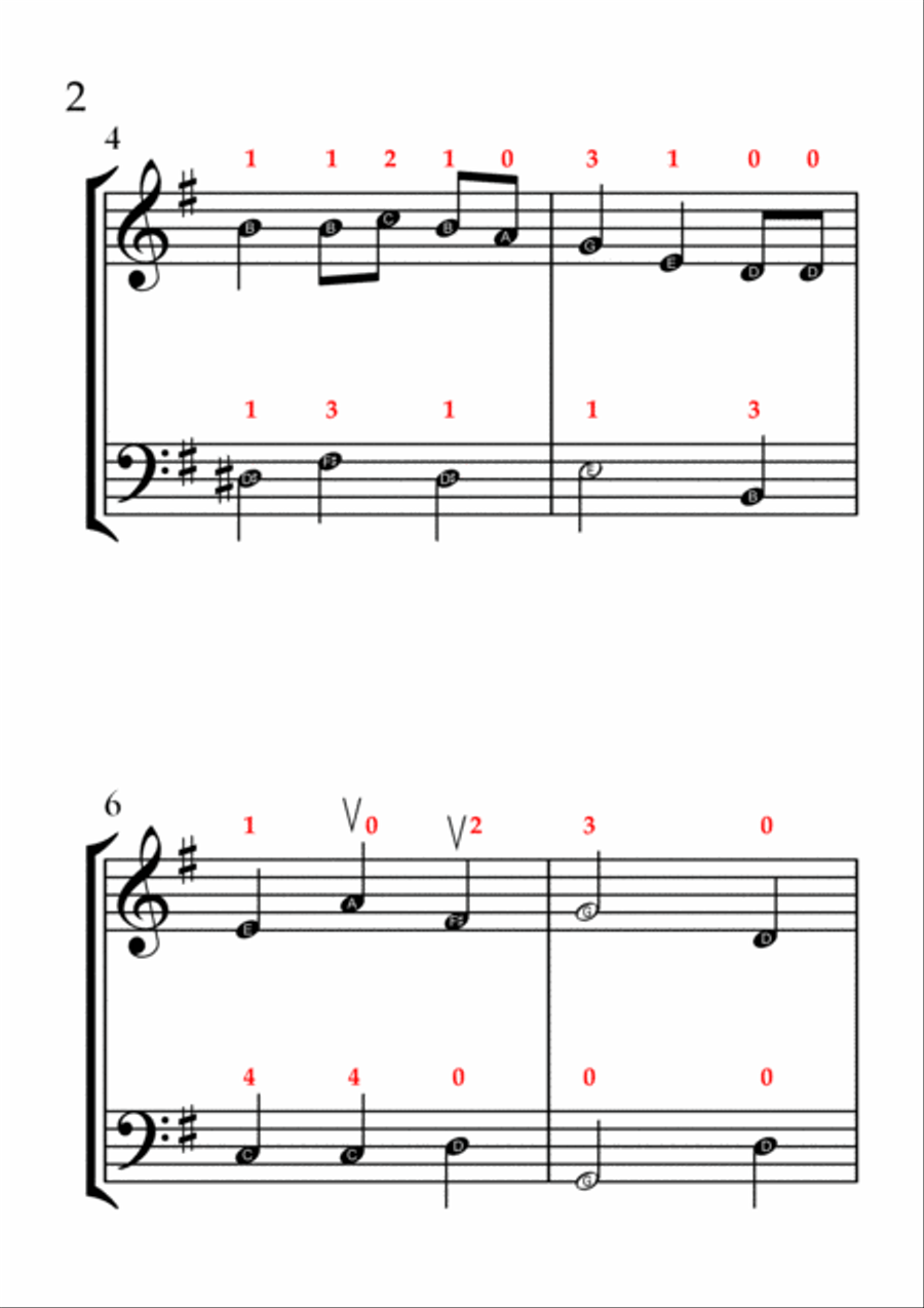 We Wish You a Merry Christmas (VIOLIN AND CELLO - EASY LEVEL) String Duet scores gallery preview page 3