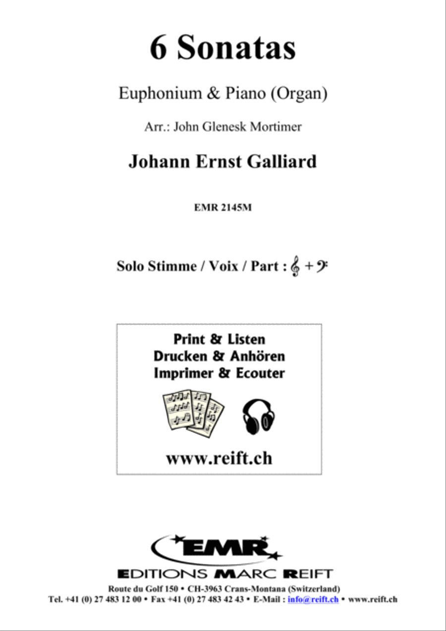 6 Sonatas 6 Sonatas Euphonium scores gallery preview page 2