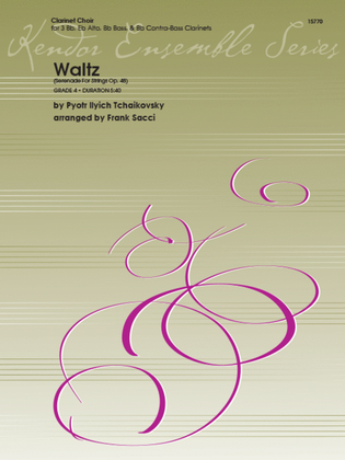 Book cover for Waltz/Serenade For Strings Op. 48