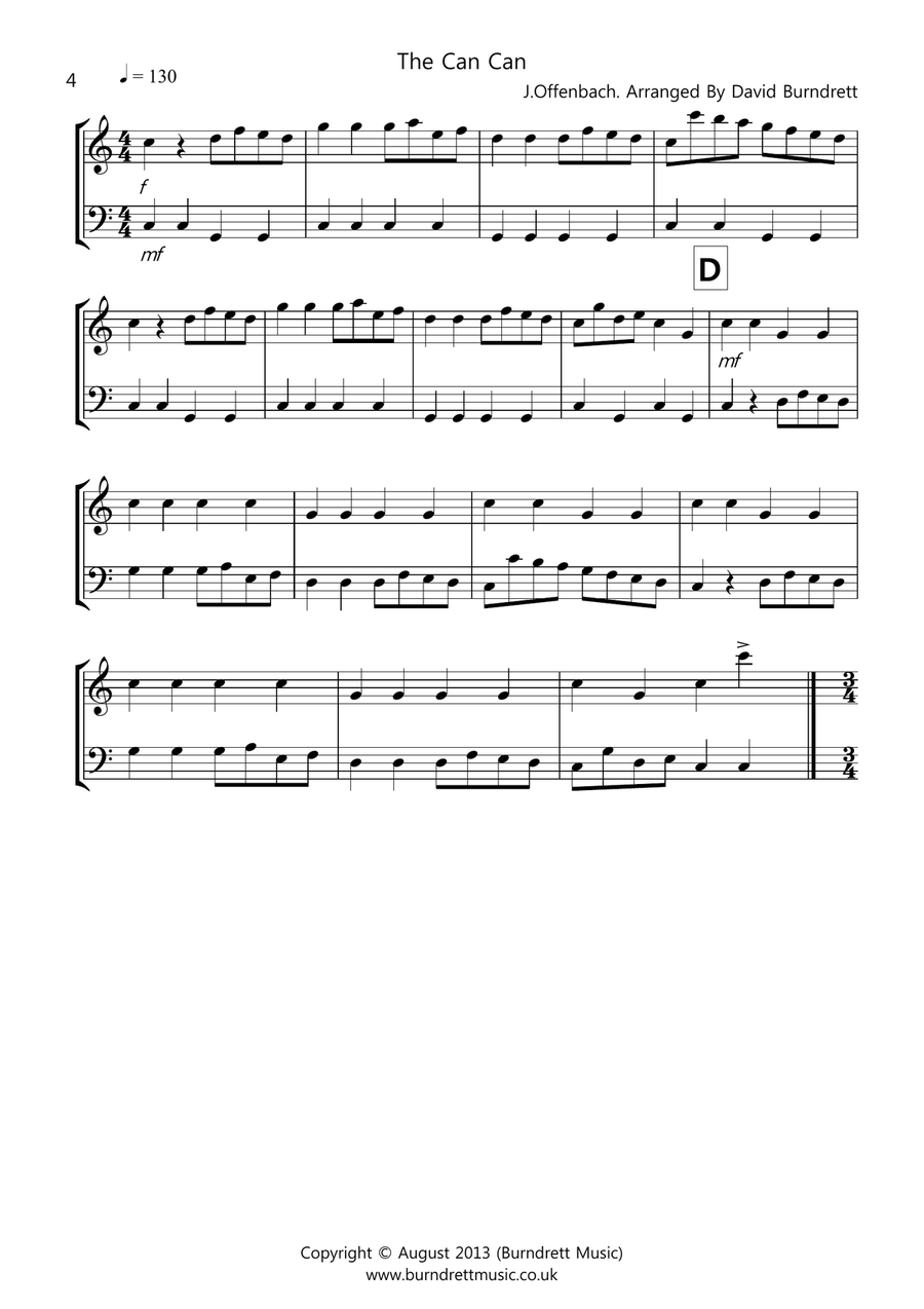 8 Duets For Flute And Bassoon Woodwind Duet scores gallery preview page 4