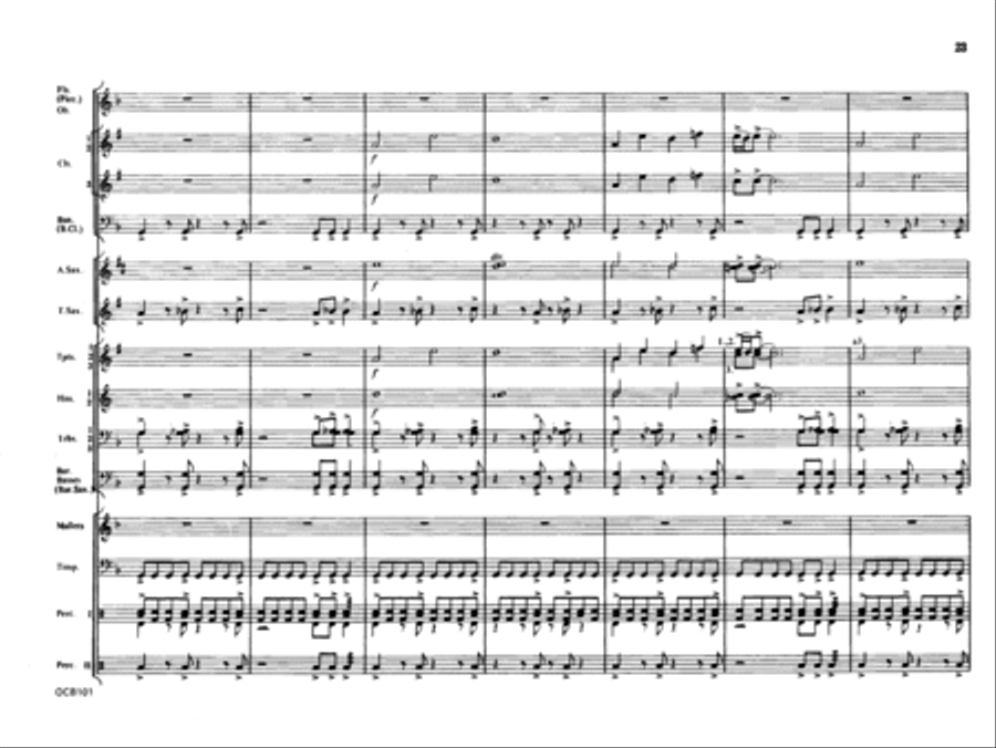 Mazama Concert Band scores gallery preview page 22