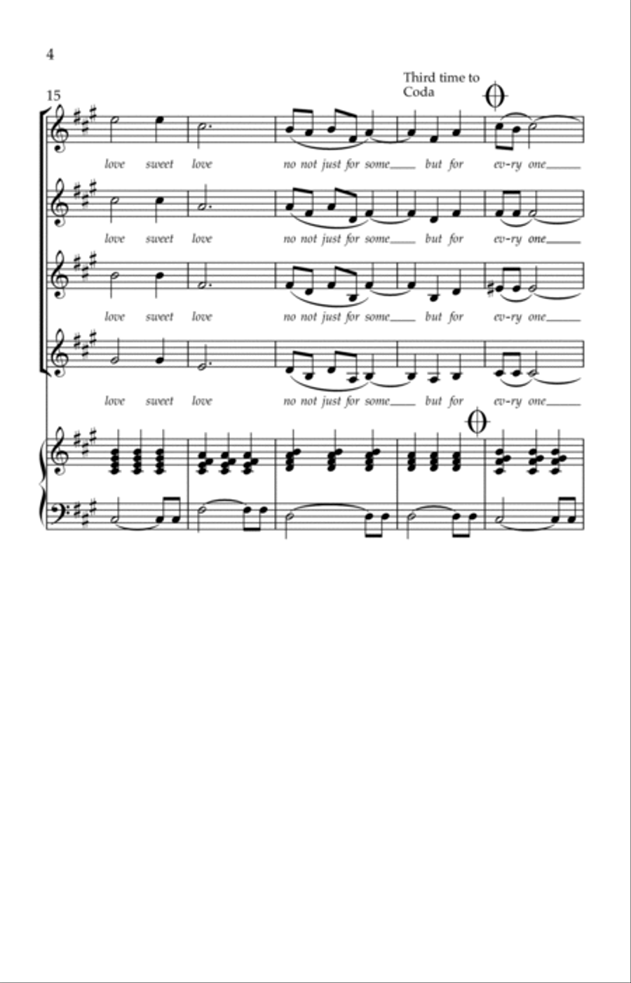 What The World Needs Now Is Love SSAA scores gallery preview page 4