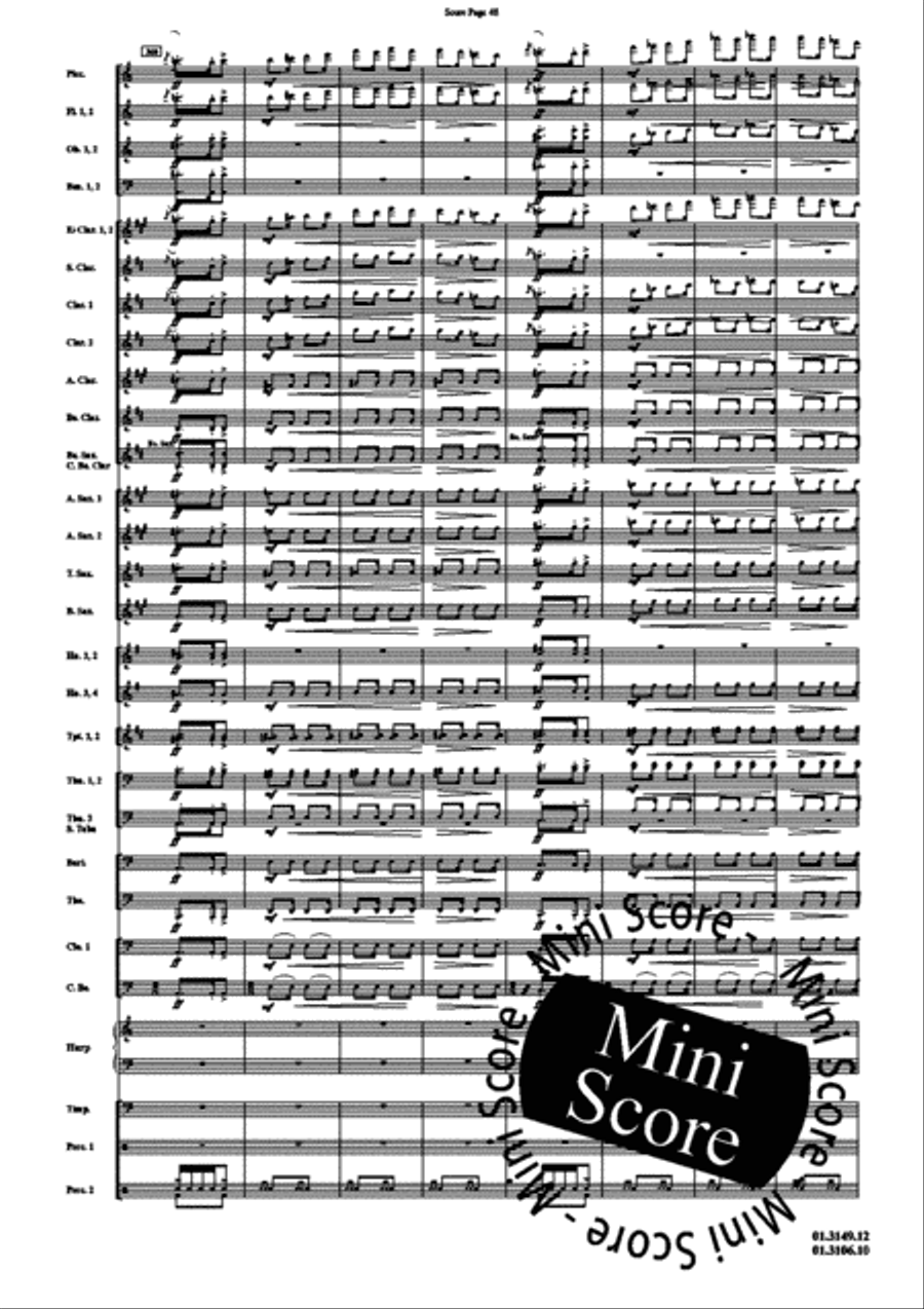 Scheherazade Concert Band scores gallery preview page 220