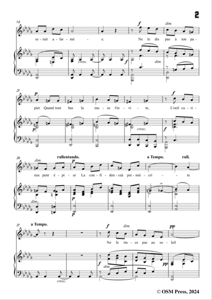B. Godard-Discrétion,in D flat Major,Op.8 No.4 Voice scores gallery preview page 3