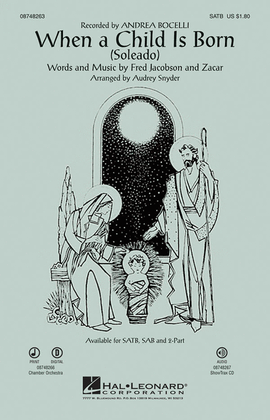 Book cover for When a Child Is Born (Soleado)