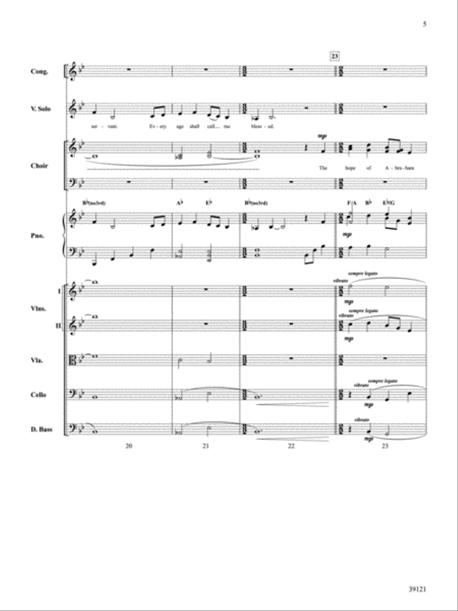 Magnificat & Nunc Dimittis Choir scores gallery preview page 6