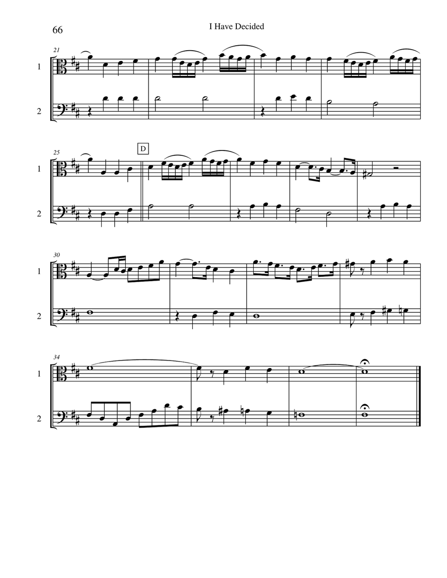 Ten Selected Hymns for the Performing Duet, Vol. 4 - viola and cello String Duet scores gallery preview page 6