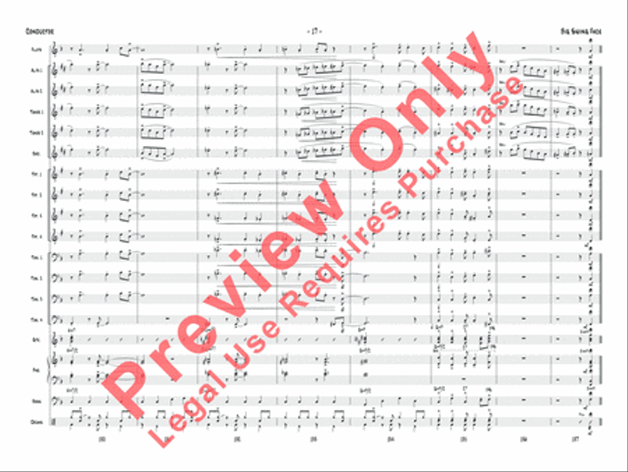 Big Swing Face Big Swing Face Jazz Ensemble scores gallery preview page 20