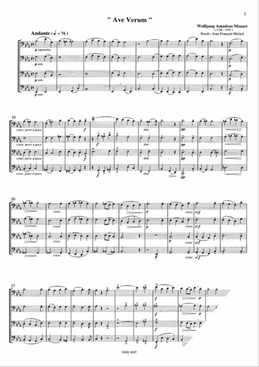 Quartet Album Brass Ensemble scores gallery preview page 15