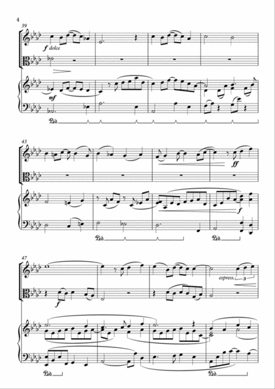 A Whole New World (from 'Aladdin') String Duet scores gallery preview page 4