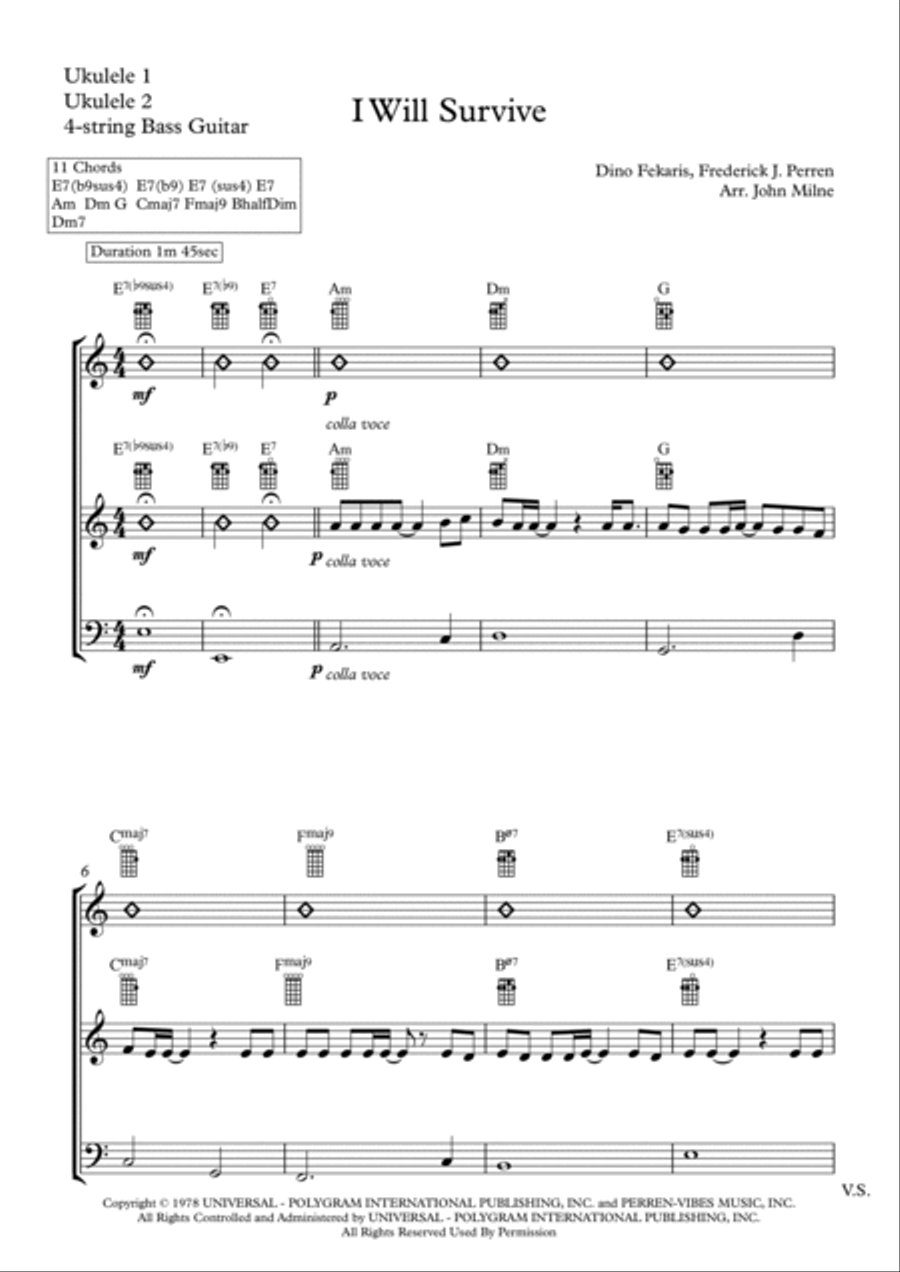 I Will Survive String Duet scores gallery preview page 2