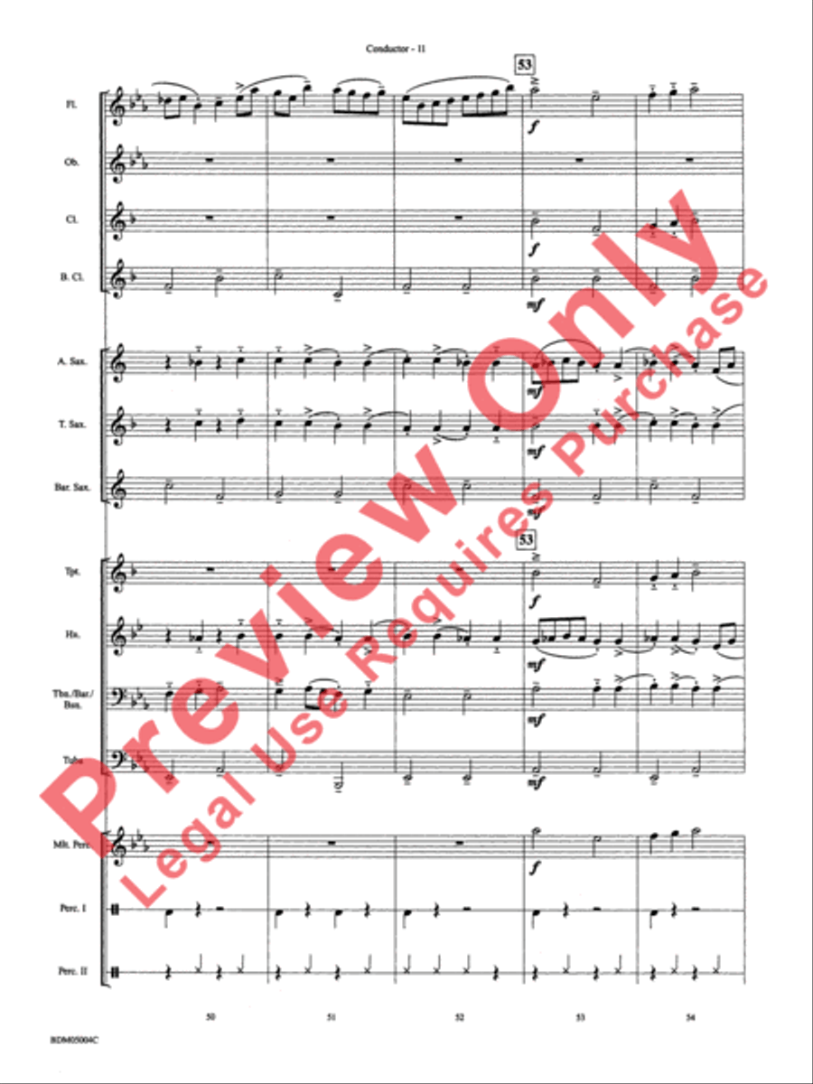 Russian Folk Dance Concert Band scores gallery preview page 13
