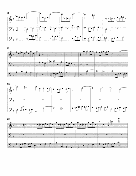 Gratias from Mass BWV 235 (arrangement for 3 recorders)