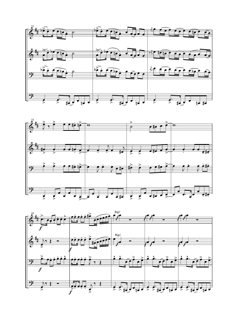 Soul Finger Brass Ensemble scores gallery preview page 6