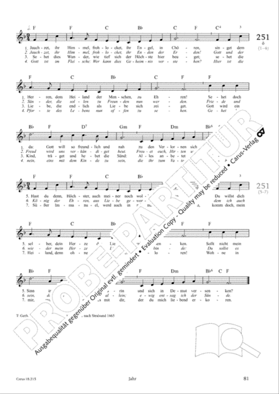 Gitarrenbuch zum Gotteslob Guitar scores gallery preview page 78