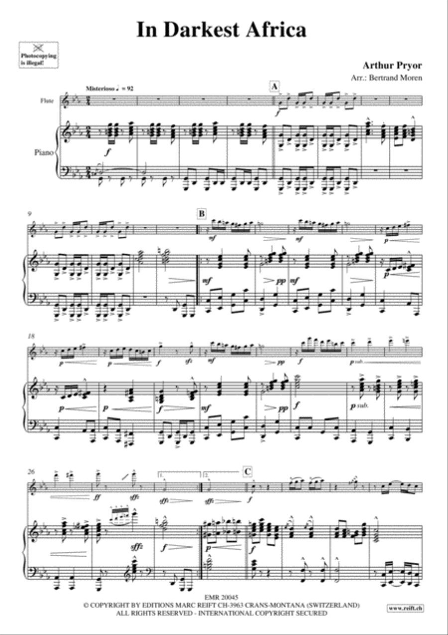 In Darkest Africa Flute Solo scores gallery preview page 3