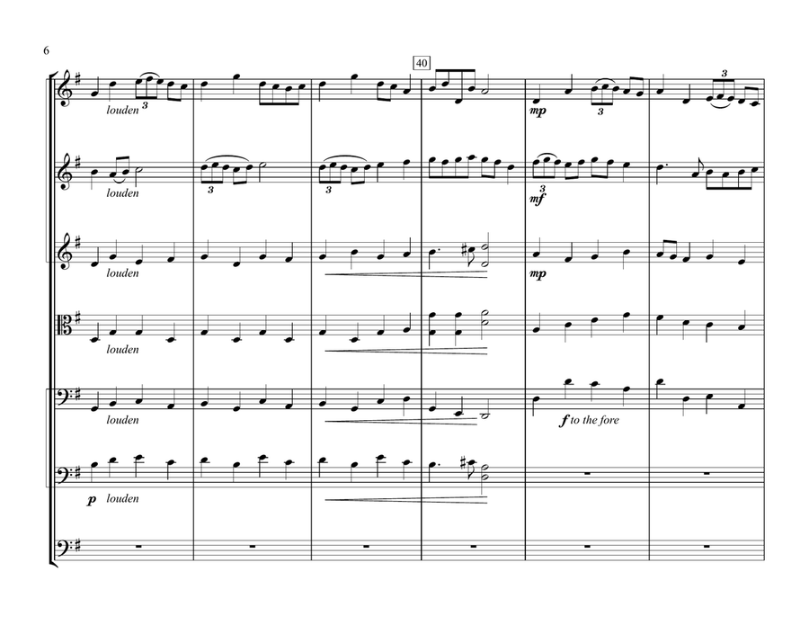 Mock Morris String Orchestra scores gallery preview page 6