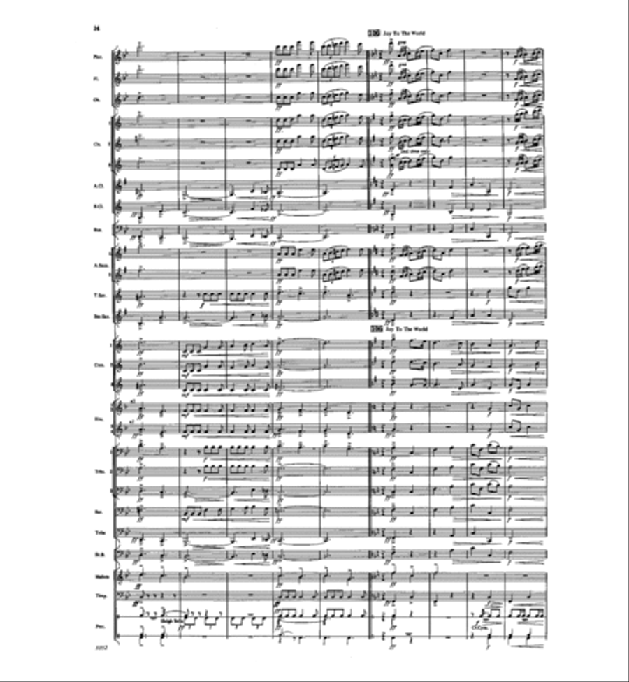 Yuletide Fete Concert Band scores gallery preview page 14