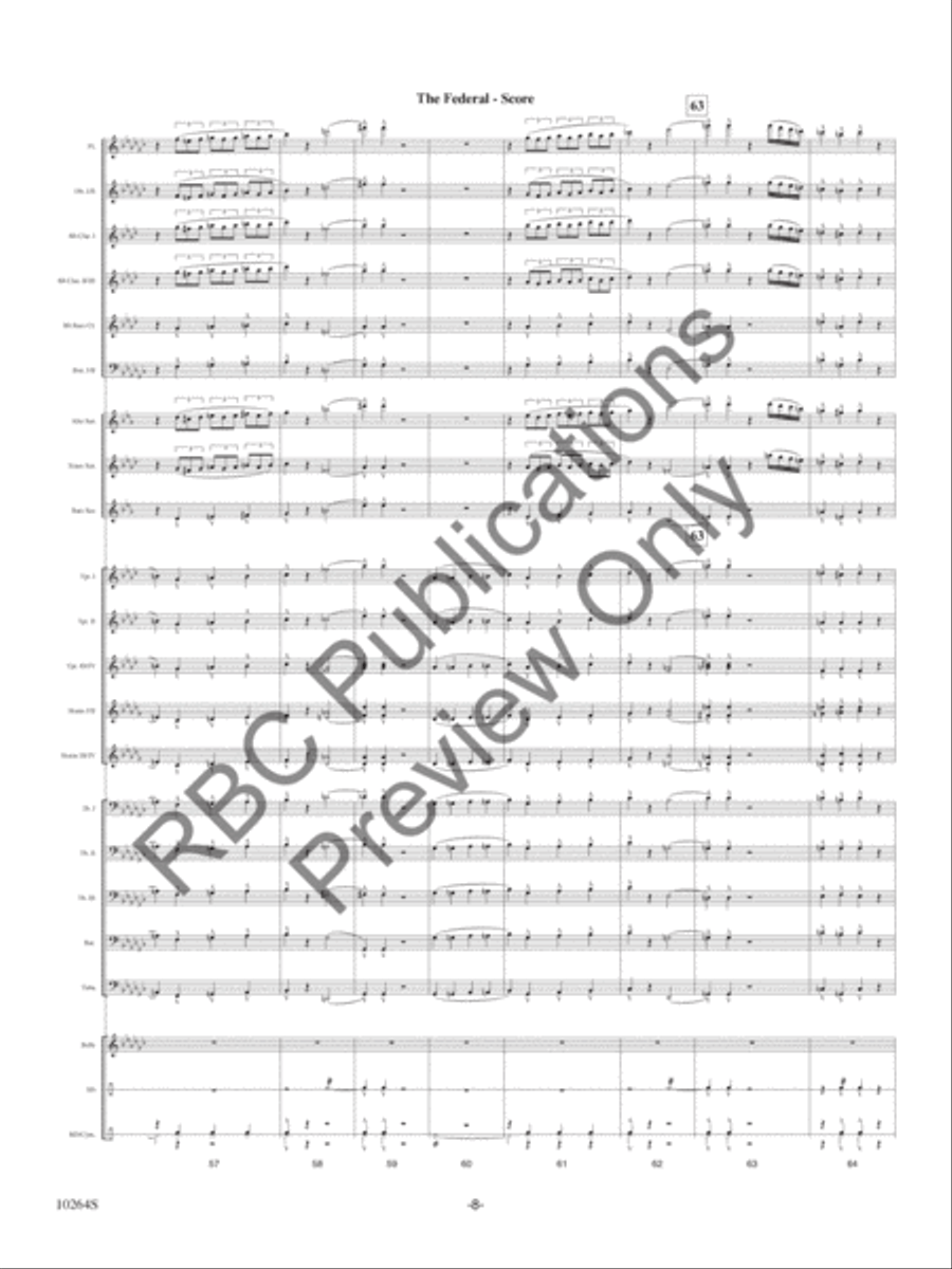 The Federal The Federal Concert Band scores gallery preview page 10
