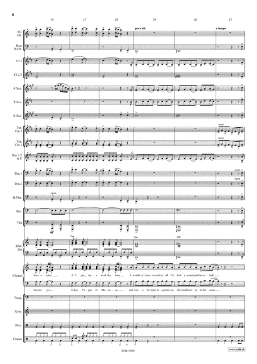 Money, Money, Money Money, Money, Money 4-Part scores gallery preview page 7