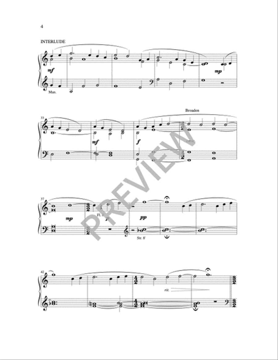 He is Risen! 4-Part scores gallery preview page 3