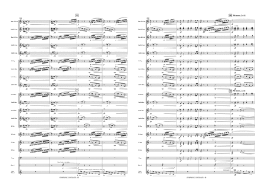 Symphonic Contrasts Brass Band scores gallery preview page 24
