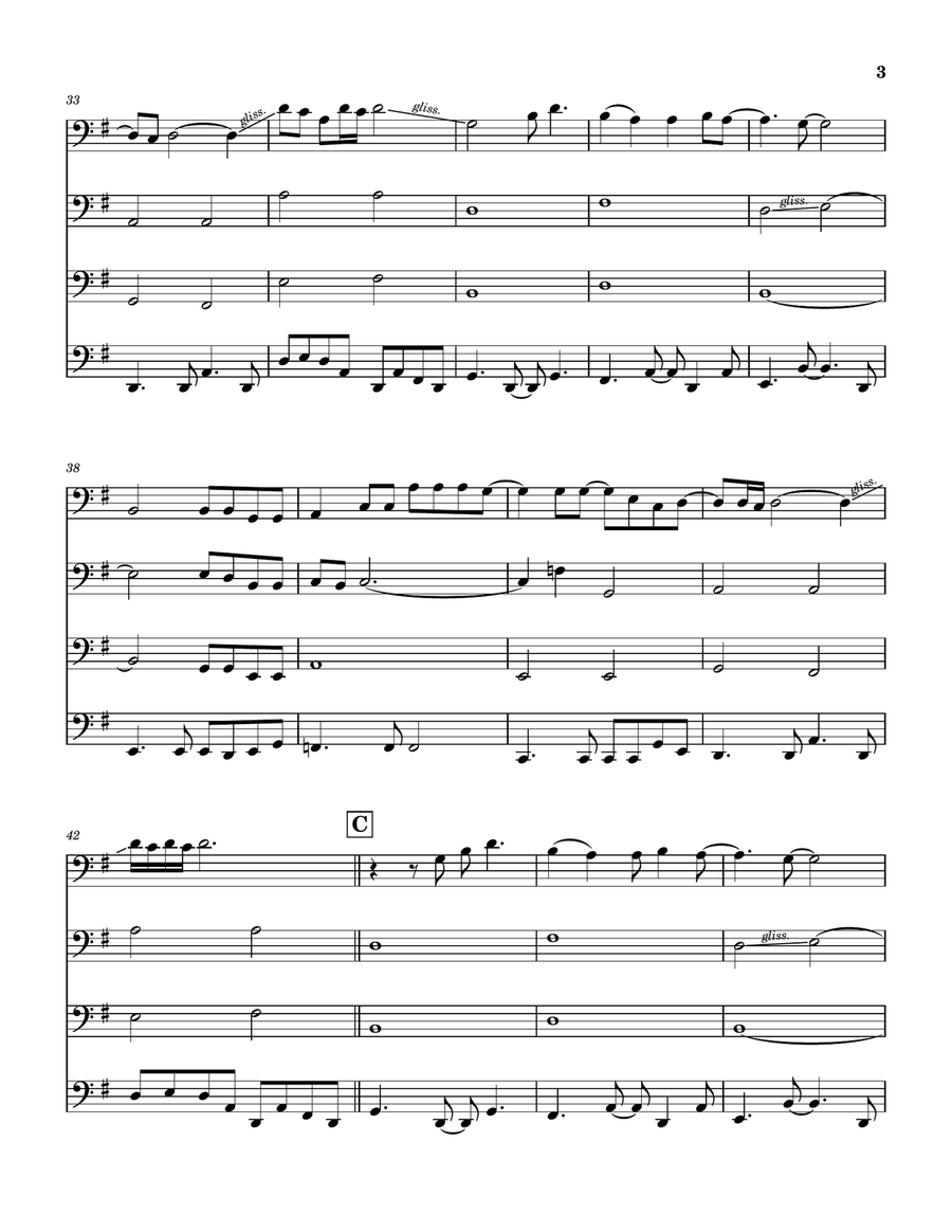 Free Bird String Quartet scores gallery preview page 4