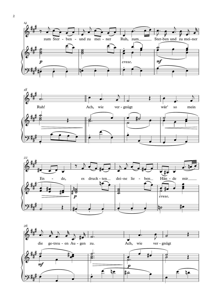 Bist du Bei Mir (A-Major) Small Ensemble scores gallery preview page 2