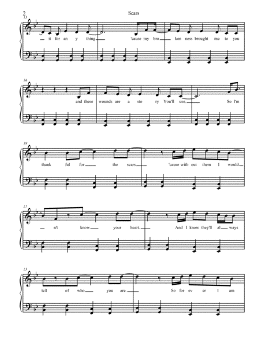 Scars Scars Small Ensemble scores gallery preview page 2