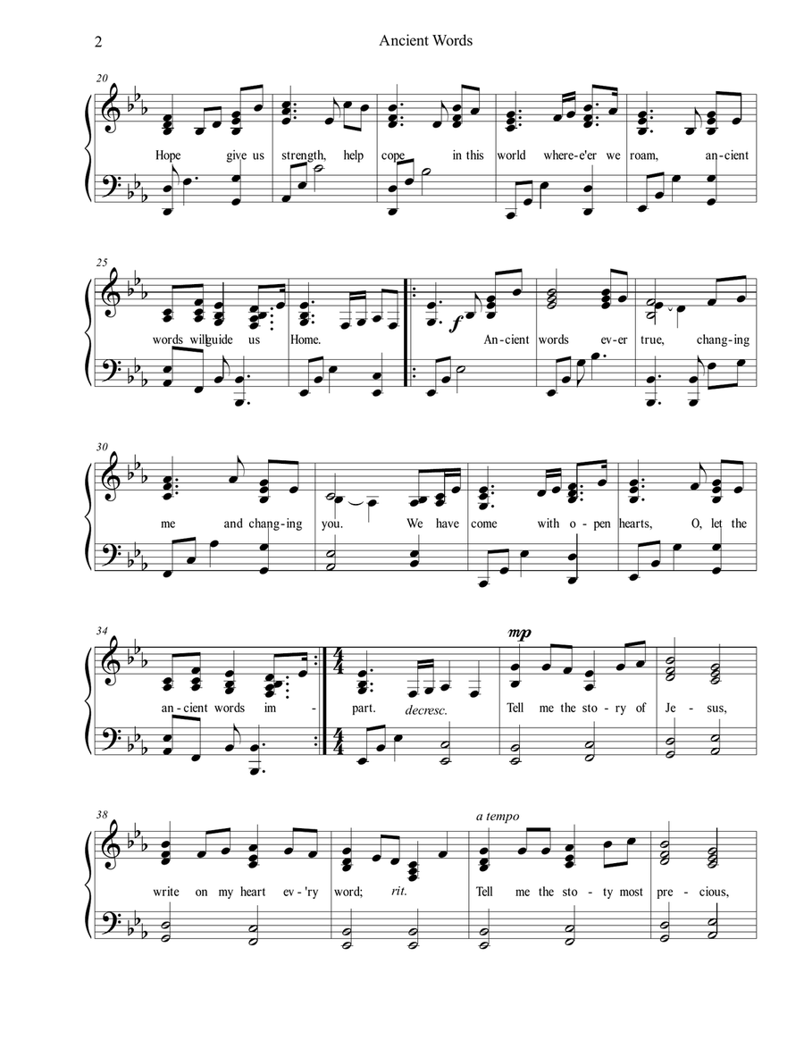Ancient Words Small Ensemble scores gallery preview page 2