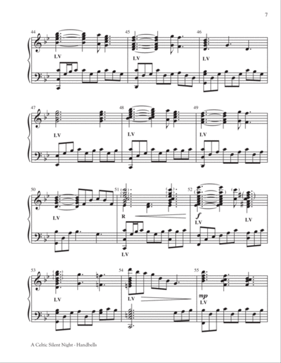 A Celtic Silent Night A Celtic Silent Night 5-Octaves scores gallery preview page 8