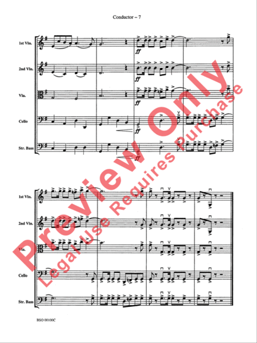Knightsbridge Suite String Orchestra scores gallery preview page 9