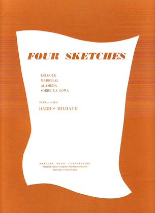 Book cover for Four Sketches