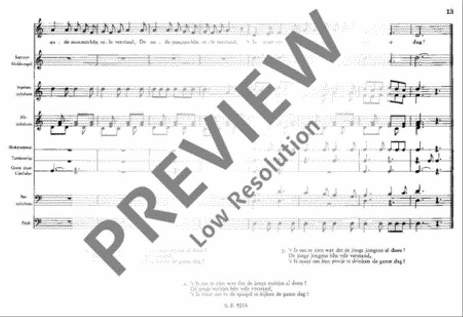 11 Nederlandse volksliederen Recorder scores gallery preview page 16