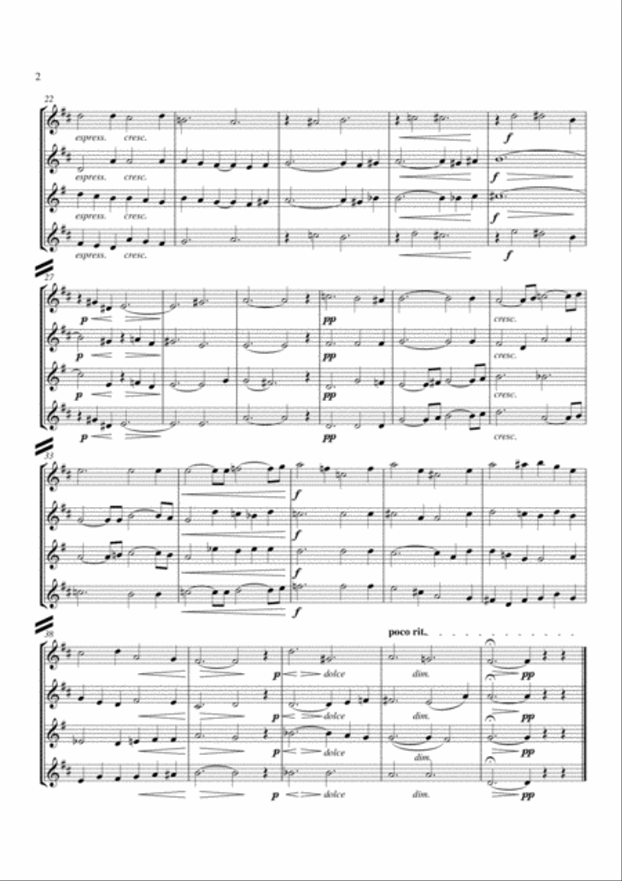 Im Herbst Im Herbst Saxophone Quartet scores gallery preview page 2