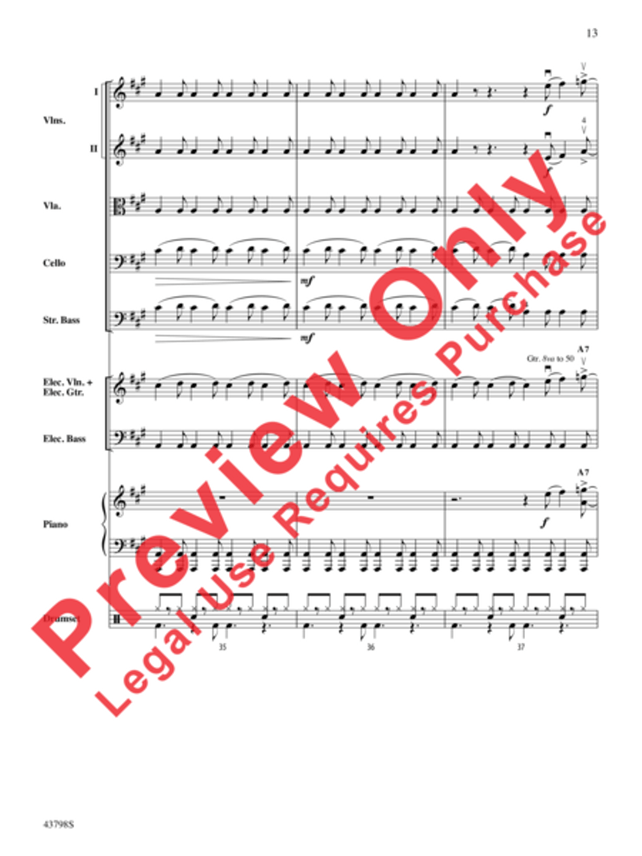 Siberian Sleigh Ride Siberian Sleigh Ride String Orchestra scores gallery preview page 6