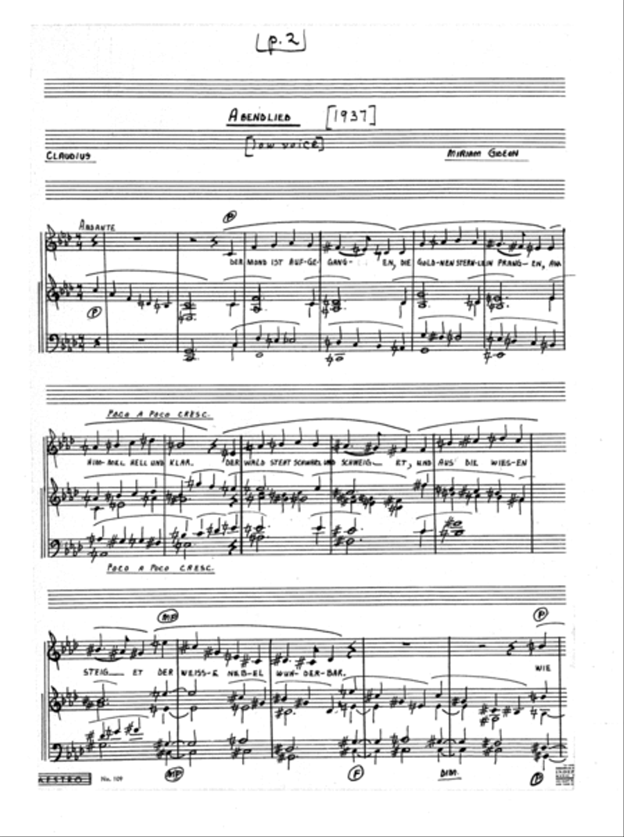 [Gideon] German Songs (Low Voice) Low Voice scores gallery preview page 6