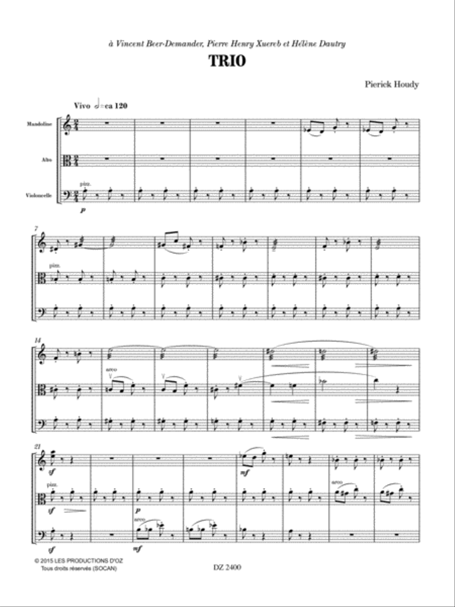 Trio Trio Cello scores gallery preview page 3