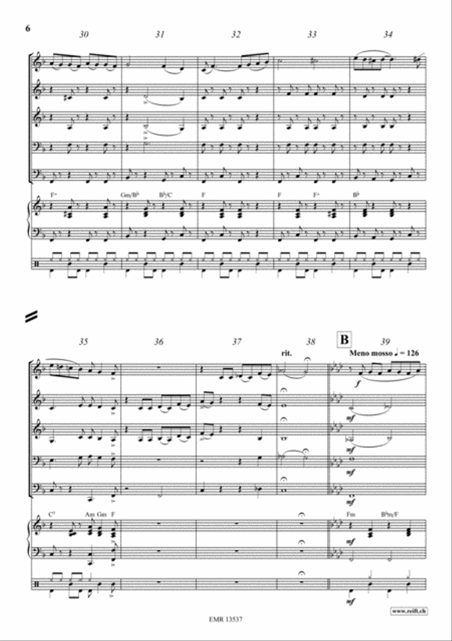 Swanee Woodwind Quintet scores gallery preview page 6
