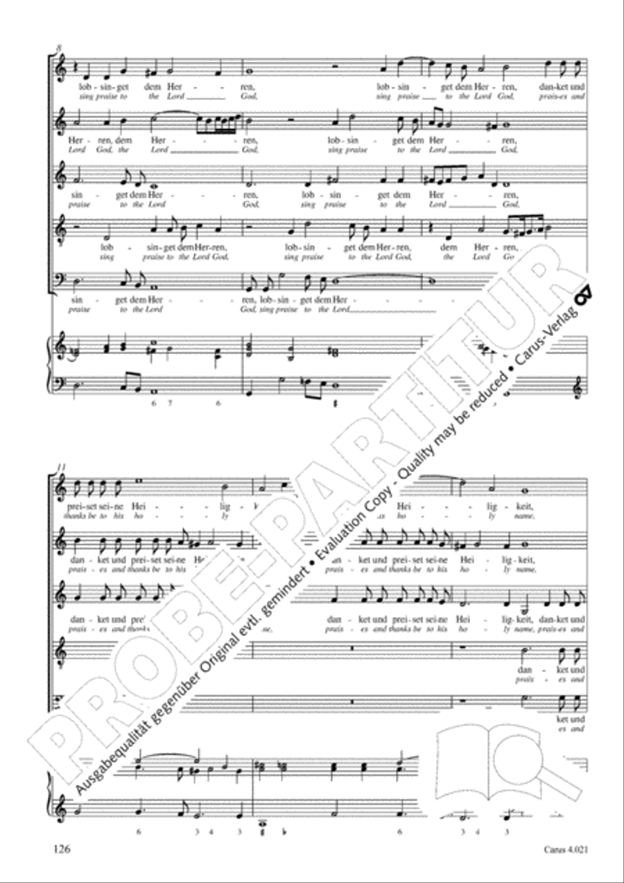 Schein: Israelsbrunnlein. Fontana d'Israel. Complete edition Choir scores gallery preview page 133